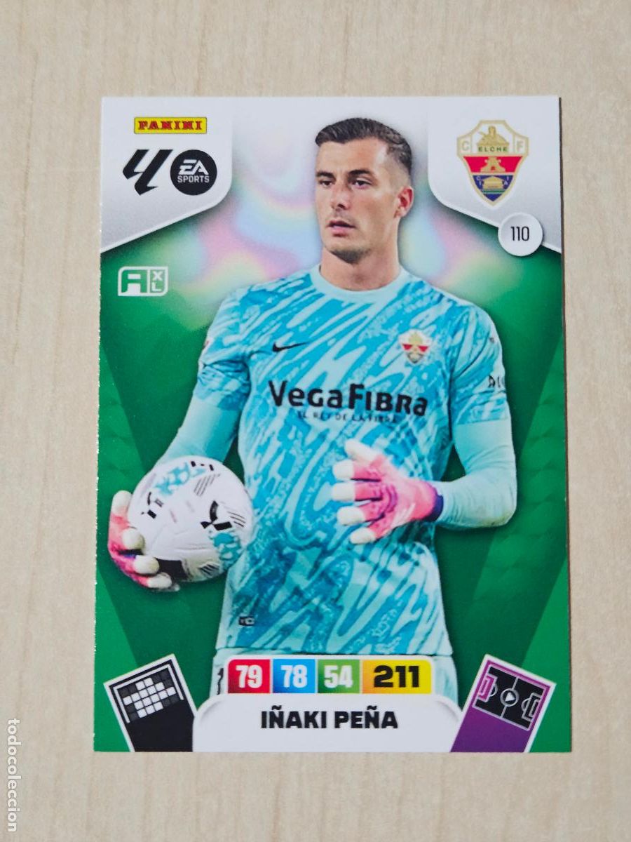 Figurine di Calcio: FICHA N&ordm; 110 I&Ntilde;AKI PE&Ntilde;A - ADRENALYN 25 26 - PANINI 2025 - 26 - CROMO - ELCHE