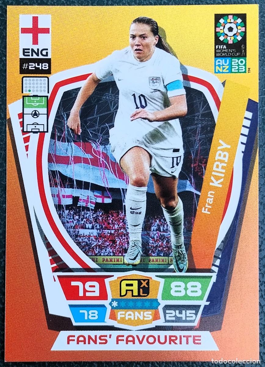 Cromos de Futebol: 248 KIRBY INGLATERRA FANS FAVOURITE FICHAS ALBUM ADRENALYN FEMENINO MUNDIAL WOMEN'S WORLD AU NZ 2023
