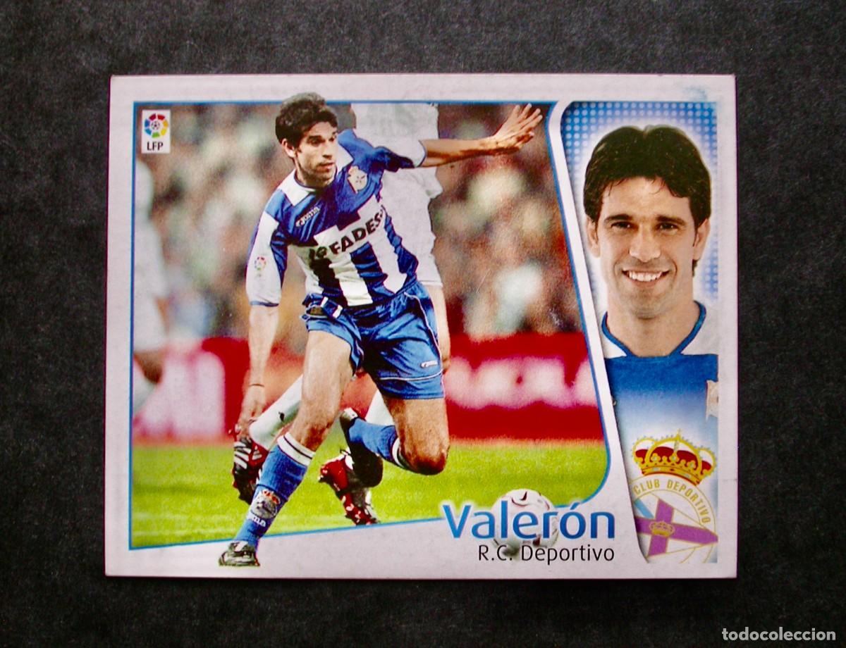 Cromos de Futebol: VALER&Oacute;N / DEPORTIVO / EDICIONES ESTE LIGA 2004-2005 04-05 / NUNCA PEGADO