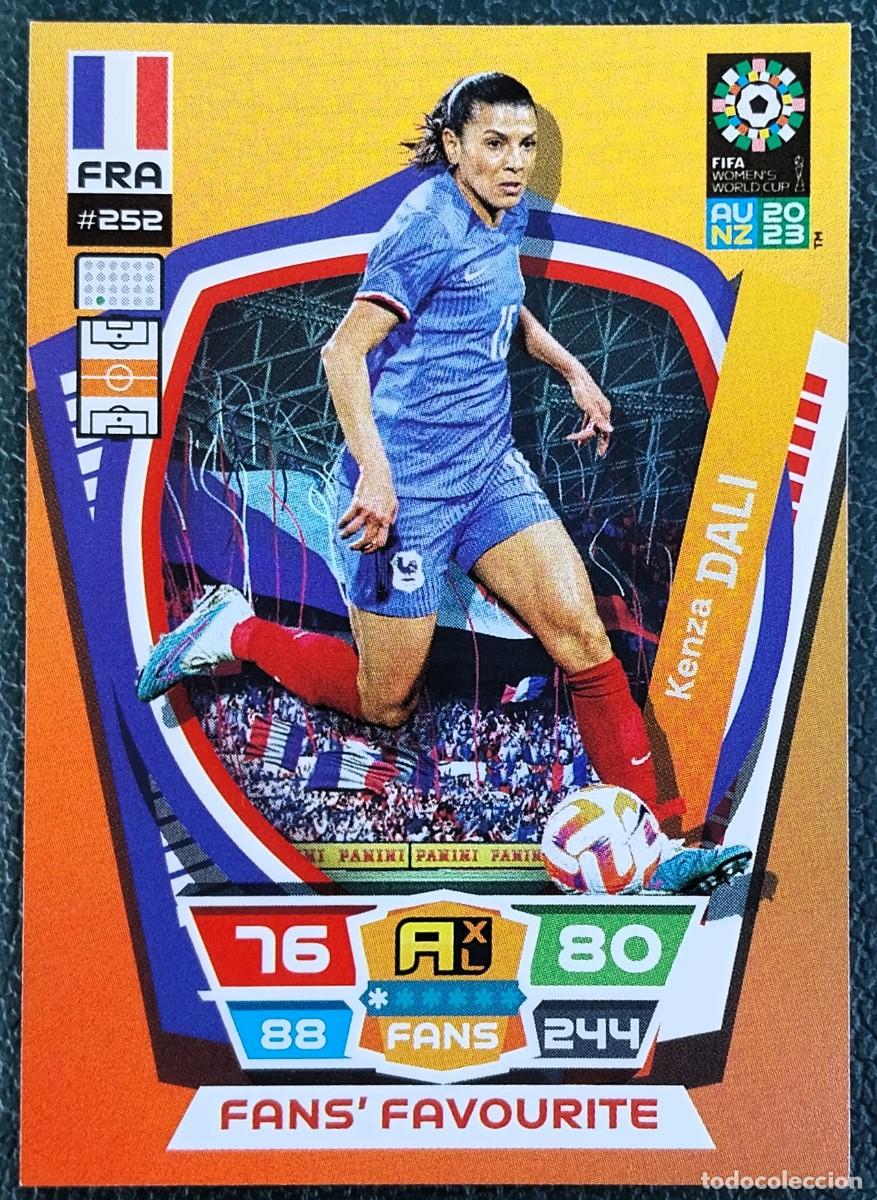 Cromos de Futebol: 252 DALI FRANCIA FANS FAVOURITE FICHAS ALBUM ADRENALYN FEMENINO MUNDIAL WOMEN'S WORLD AU NZ 2023
