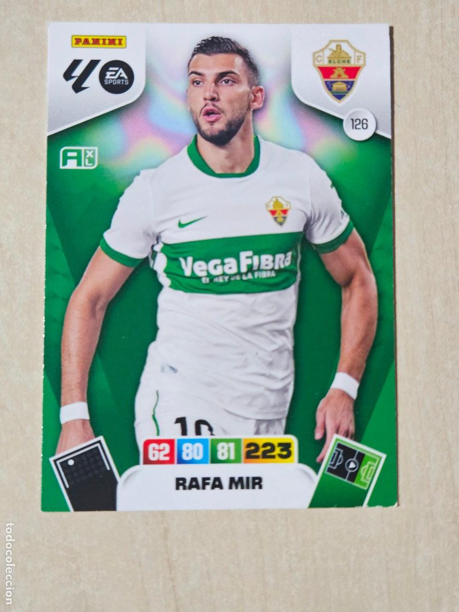 Cartes &agrave; collectionner de Football: FICHA N&ordm; 126 RAFA MIR - ADRENALYN 25 26 - PANINI 2025 - 26 - CROMO - ELCHE