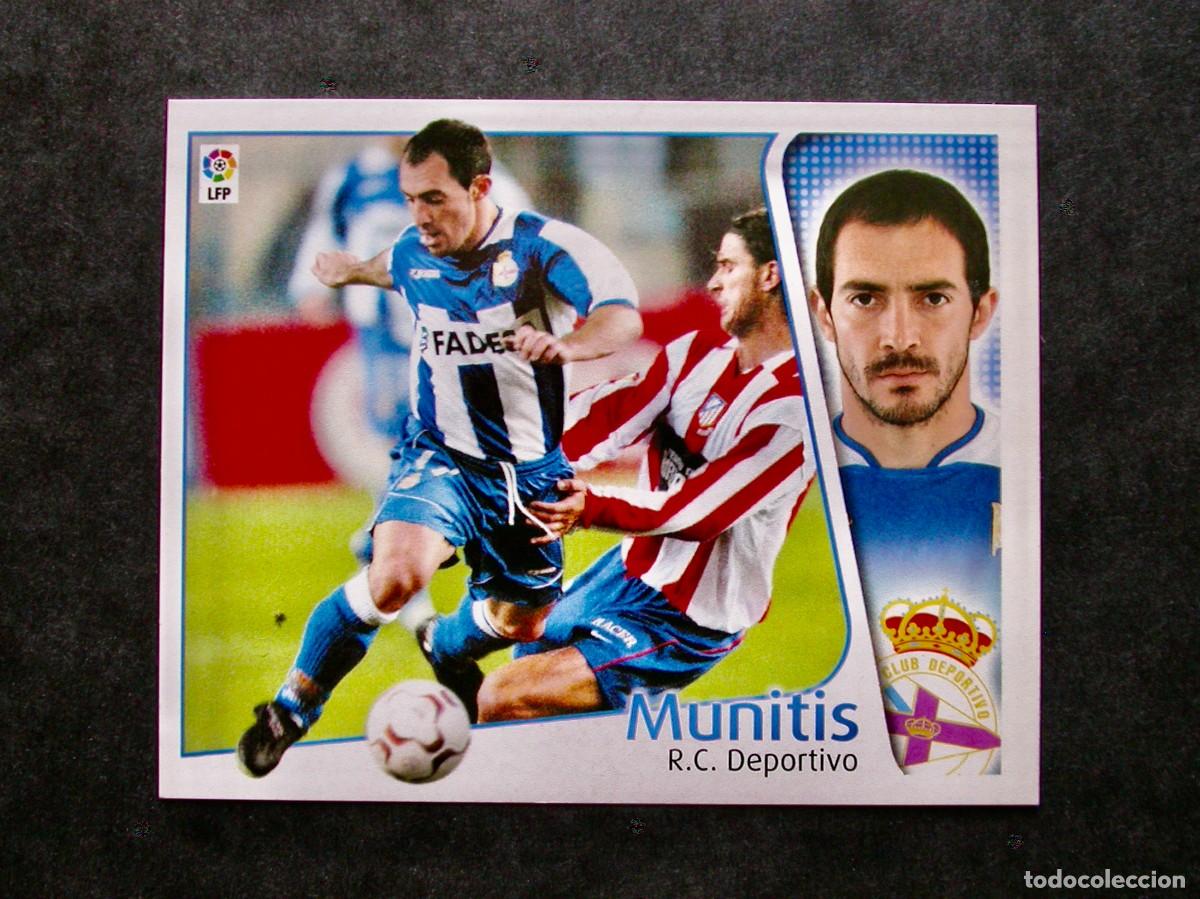 Figurine di Calcio: MUNITIS / DEPORTIVO / EDICIONES ESTE LIGA 2004-2005 04-05 / NUNCA PEGADO
