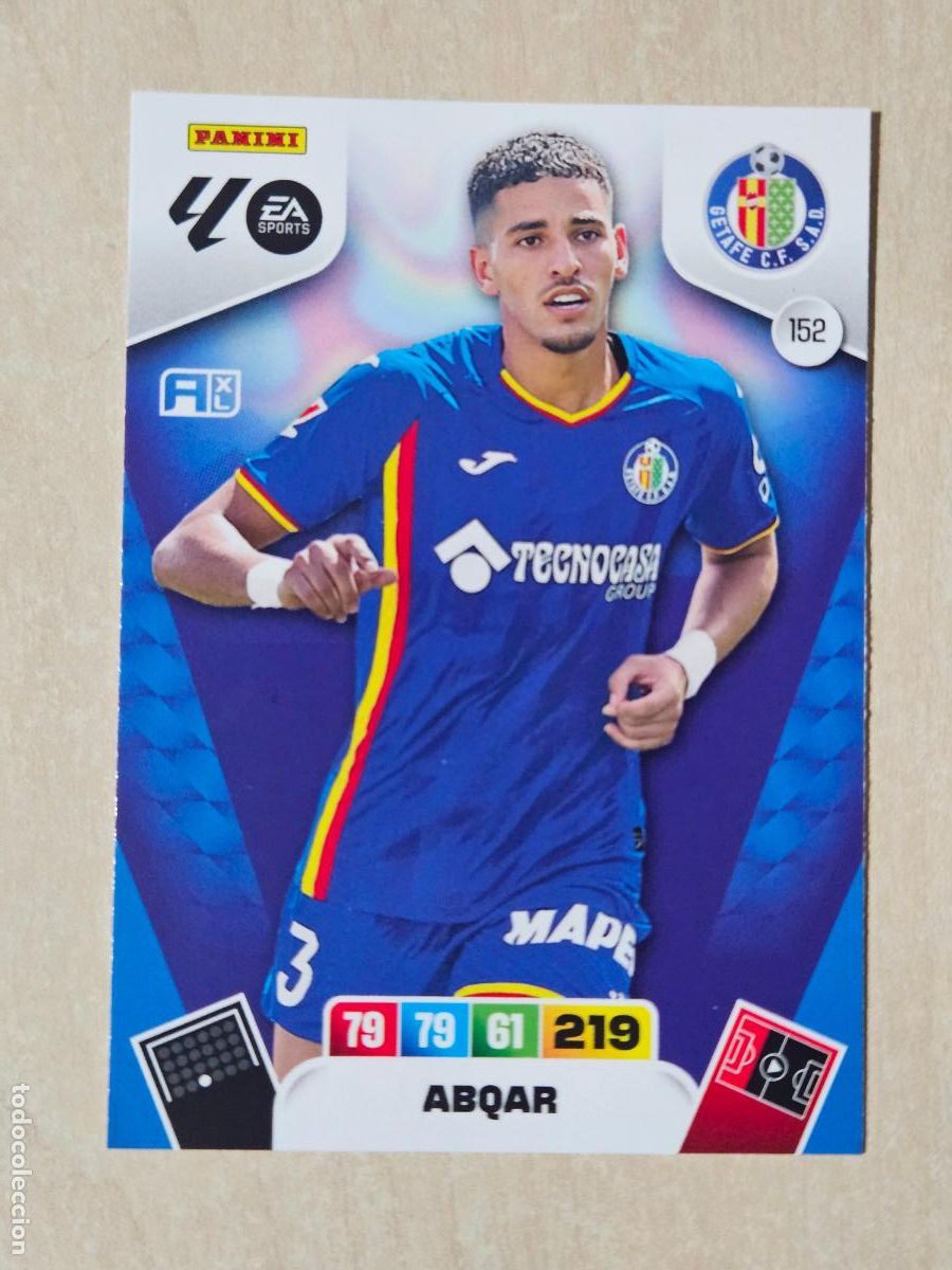 Fu&szlig;ball-Sticker: FICHA N&ordm; 152 ABQAR - ADRENALYN 25 26 - PANINI 2025 - 26 - CROMO - GETAFE