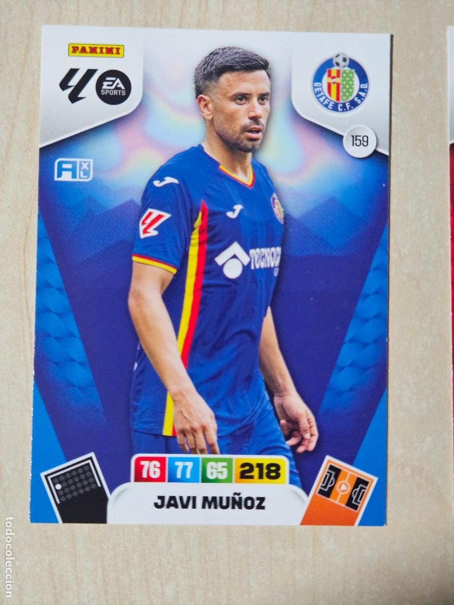 Fu&szlig;ball-Sticker: FICHA N&ordm; 159 JAVI MU&Ntilde;OZ - ADRENALYN 25 26 - PANINI 2025 - 26 - CROMO - GETAFE