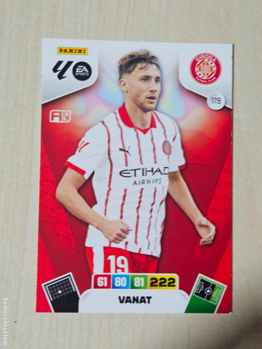 Cromos de f&uacute;tbol: FICHA N&ordm; 178 VANAT - ADRENALYN 25 26 - PANINI 2025 - 26 - CROMO - GIRONA