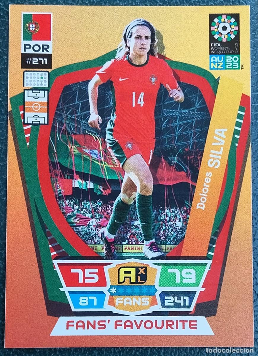 Cartes &agrave; collectionner de Football: 271 SILVA PORTUGAL FANS FAVOURITE FICHAS ALBUM ADRENALYN FEMENINO MUNDIAL WOMEN'S WORLD AU NZ 2023