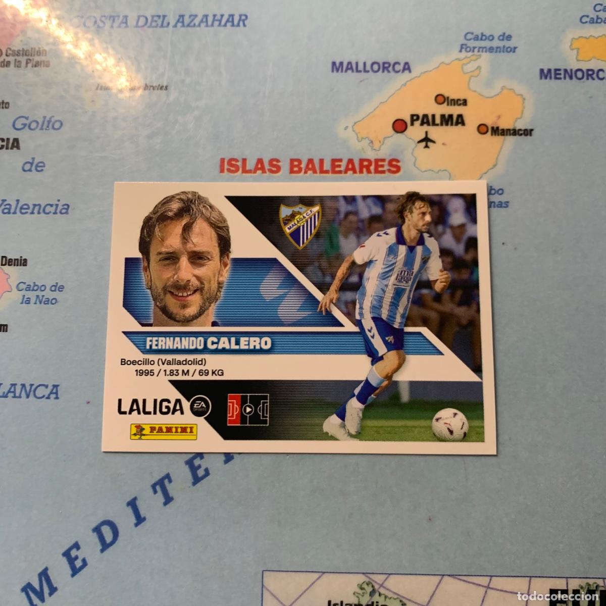 Cromos de f&uacute;tbol: Calero n&uacute;mero 7 Del Malaga cromo de la liga este 26-27 2026-2027