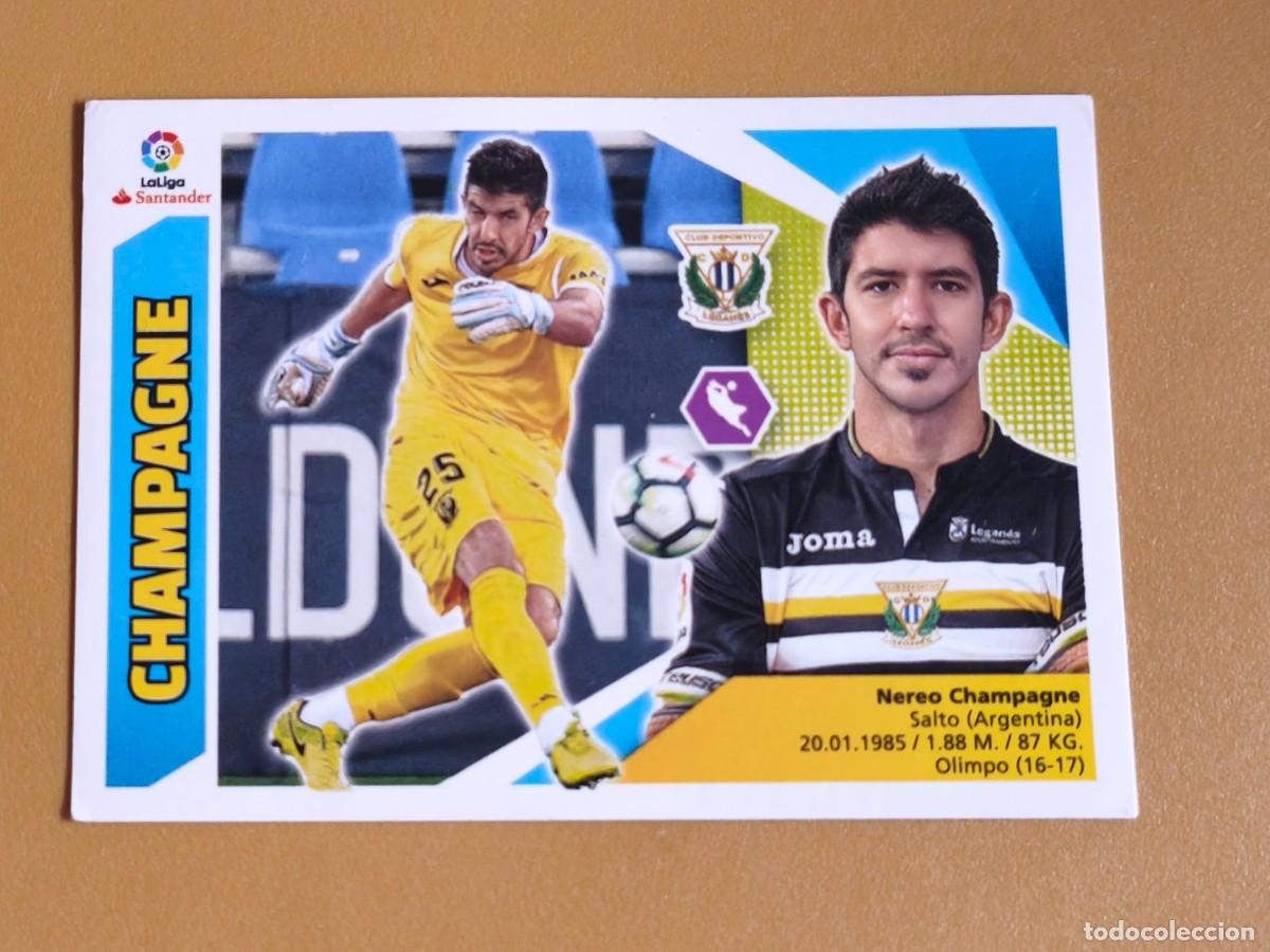 Cromos de f&uacute;tbol: champagne, liga 2017 18 coloca