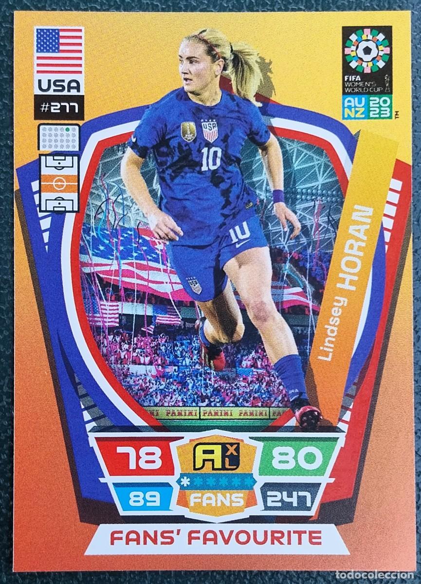 Cromos de Futebol: 277 HORAN USA FANS FAVOURITE FICHAS ALBUM ADRENALYN FEMENINO MUNDIAL WOMEN'S WORLD AU NZ 2023