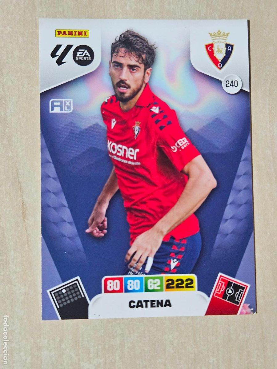 Cromos de Futebol: FICHA N&ordm; 240 CATENA - ADRENALYN 25 26 - PANINI 2025 - 26 - CROMO - OSASUNA