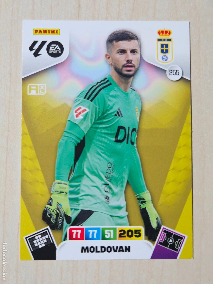 Cartes &agrave; collectionner de Football: FICHA N&ordm; 255 MOLDOVAN - ADRENALYN 25 26 - PANINI 2025 - 26 - CROMO - REAL OVIEDO