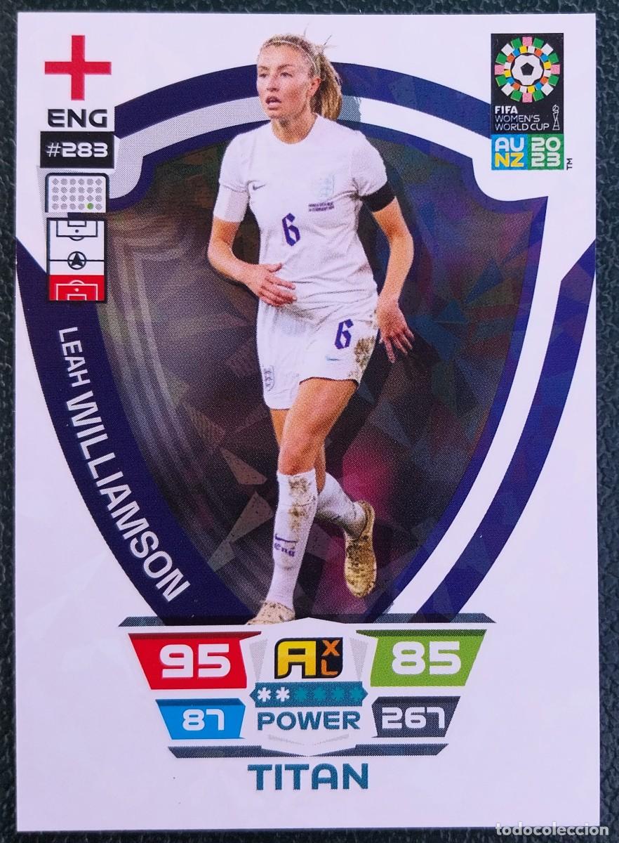 Cartes &agrave; collectionner de Football: 283 WILLIAMSON INGLATERRA TITAN FICHAS ALBUM ADRENALYN FEMENINO MUNDIAL WOMEN'S WORLD AU NZ 2023