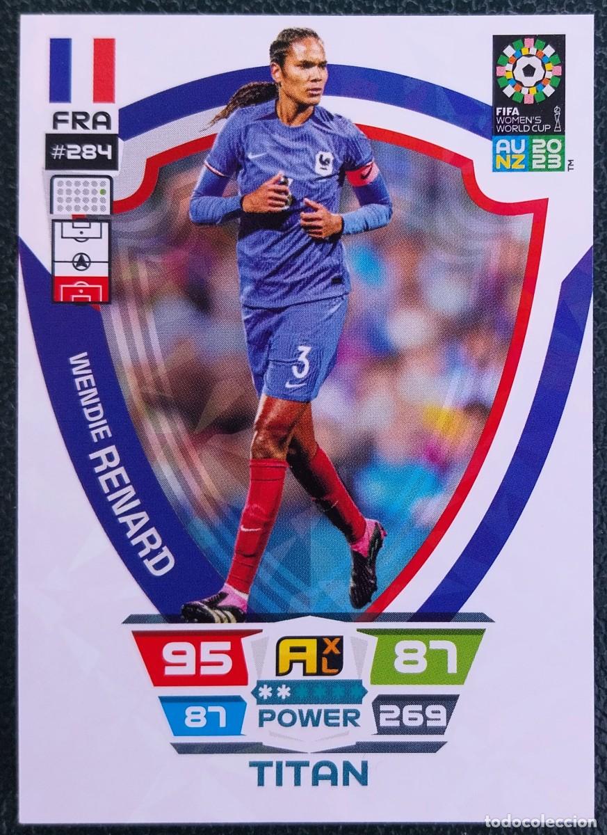Figurine di Calcio: 284 WENDIE RENARD FRANCIA TITAN FICHAS ALBUM ADRENALYN FEMENINO MUNDIAL WOMEN'S WORLD AU NZ 2023
