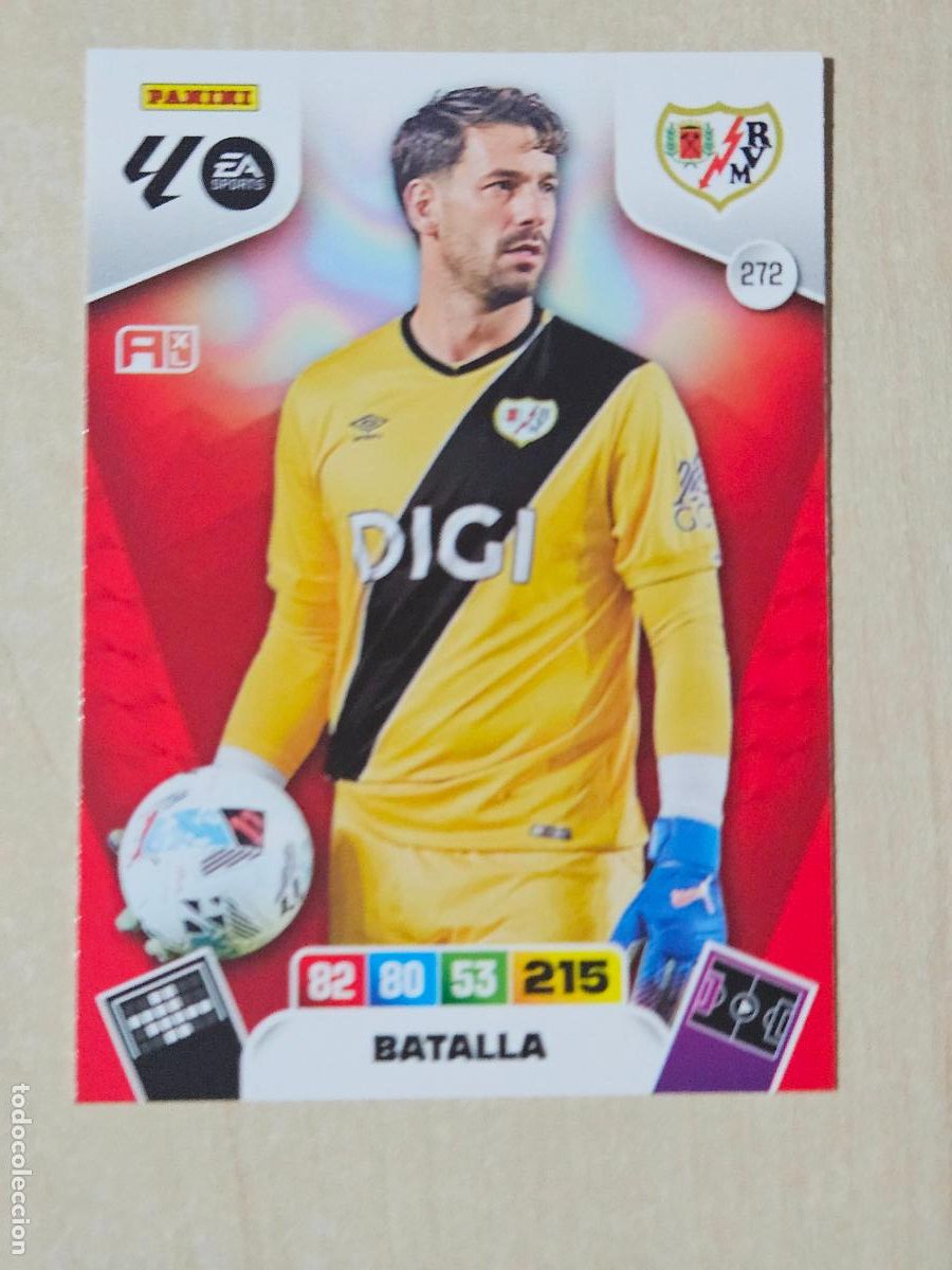 Figurine di Calcio: FICHA N&ordm; 272 BATALLA - ADRENALYN 25 26 - PANINI 2025 - 26 - CROMO - RAYO VALLECANO
