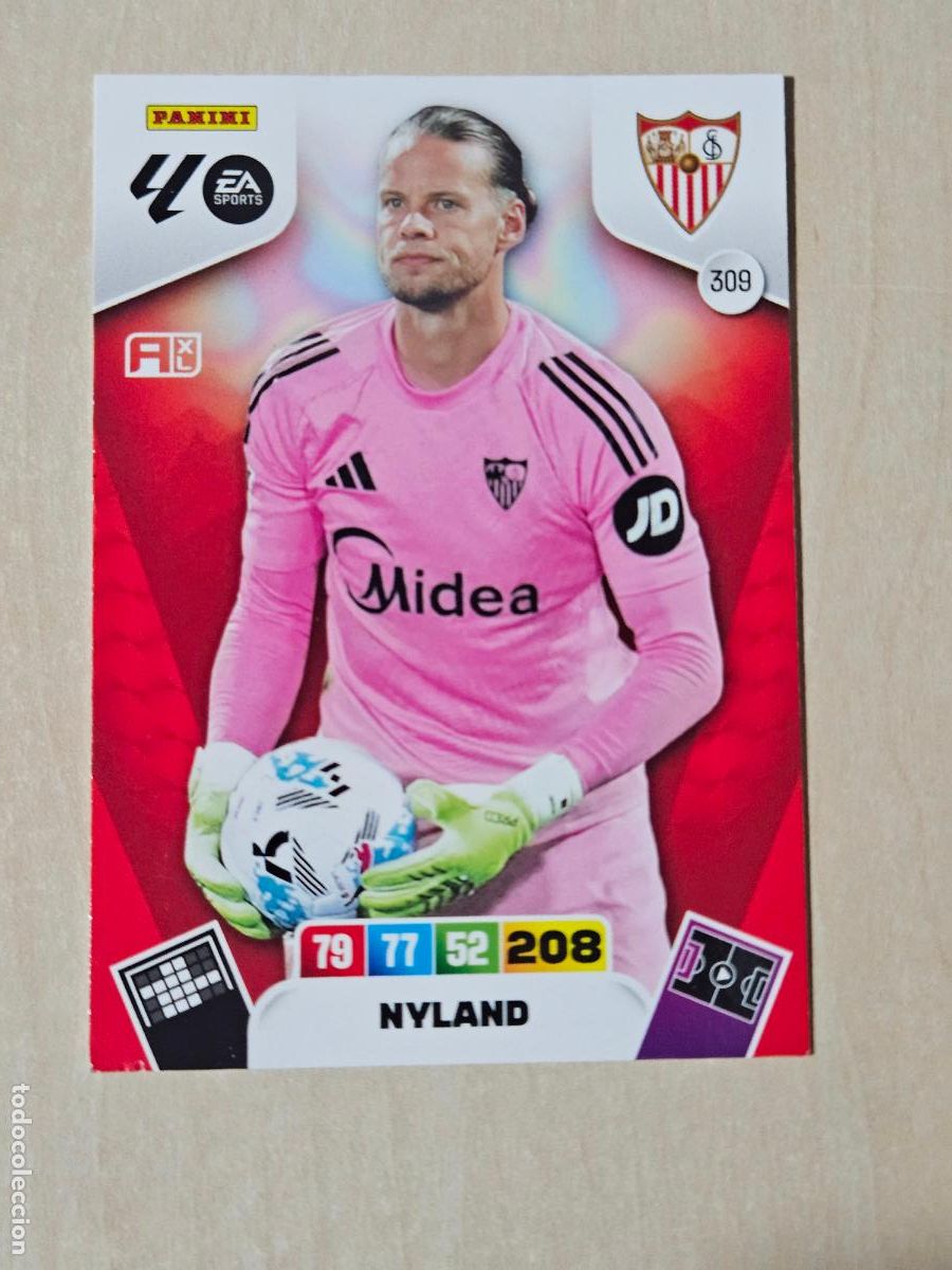 Cartes &agrave; collectionner de Football: FICHA N&ordm; 309 NYLAND - ADRENALYN 25 26 - PANINI 2025 - 26 - CROMO - SEVILLA