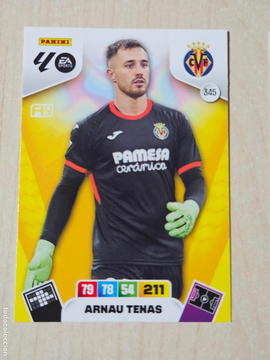 Cartes &agrave; collectionner de Football: FICHA N&ordm; 345 ARNAU TENAS - ADRENALYN 25 26 - PANINI 2025 - 26 - CROMO - VILLARREAL