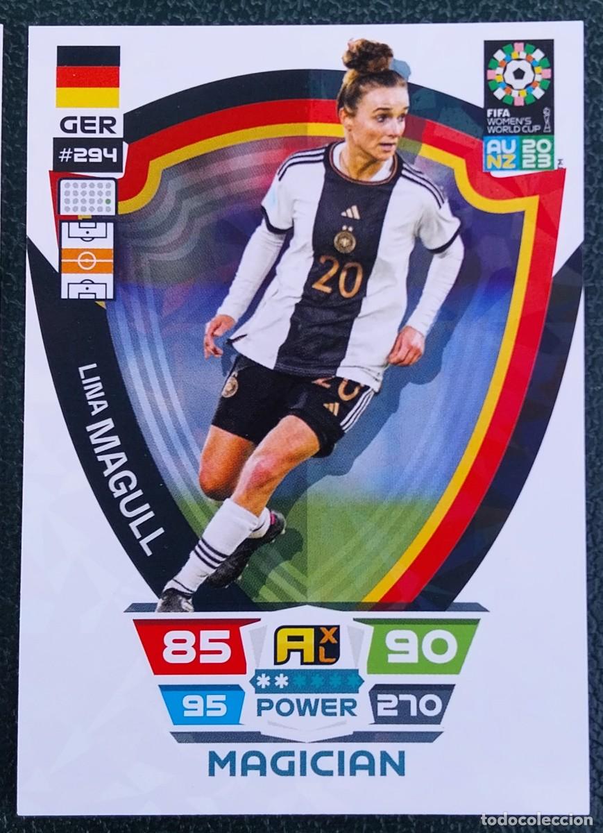 Cartes &agrave; collectionner de Football: 294 MAGULL ALEMANIA MAGICIAN FICHAS ALBUM ADRENALYN FEMENINO MUNDIAL WOMEN'S WORLD AU NZ 2023