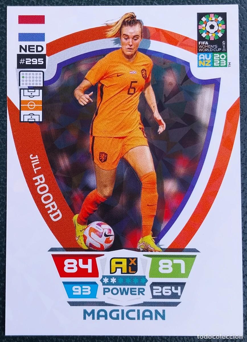 Cromos de f&uacute;tbol: 295 JILL ROORD HOLANDA MAGICIAN FICHAS ALBUM ADRENALYN FEMENINO MUNDIAL WOMEN'S WORLD AU NZ 2023