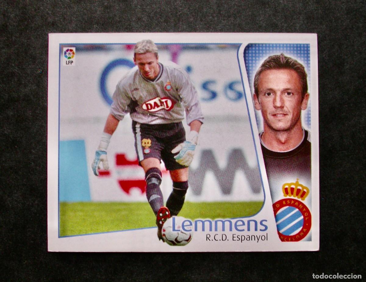 Cromos de f&uacute;tbol: LEMMENS / ESPANYOL / EDICIONES ESTE LIGA 2004-2005 04-05 / NUNCA PEGADO