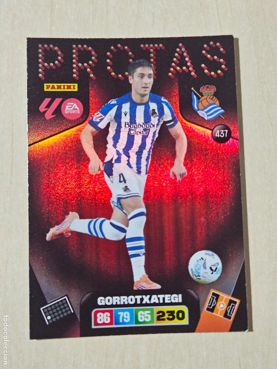 Cromos de f&uacute;tbol: FICHA N&ordm; 437 GORROTXATEGI - ADRENALYN 25 26 - PANINI 2025 - 26 - CROMO - PROTAS