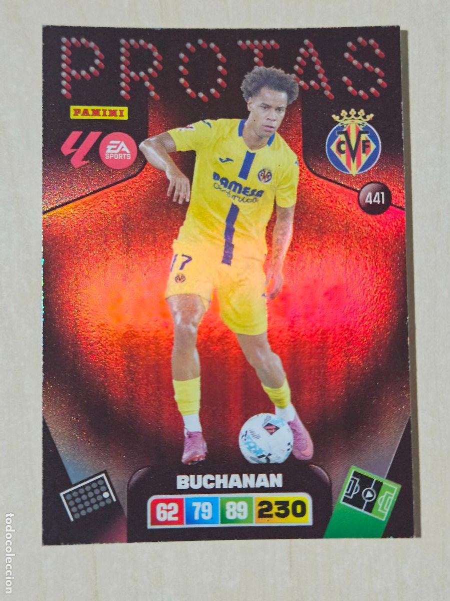 Cromos de f&uacute;tbol: FICHA N&ordm; 441 BUCHANAN - ADRENALYN 25 26 - PANINI 2025 - 26 - CROMO - PROTAS