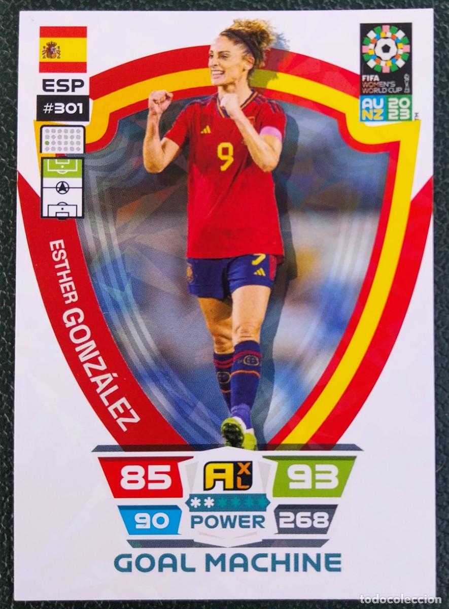Cromos de f&uacute;tbol: 301 GONZALEZ ESPA&Ntilde;A GOAL MACHINE FICHAS ALBUM ADRENALYN FEMENINO MUNDIAL WOMEN'S WORLD AU NZ 2023