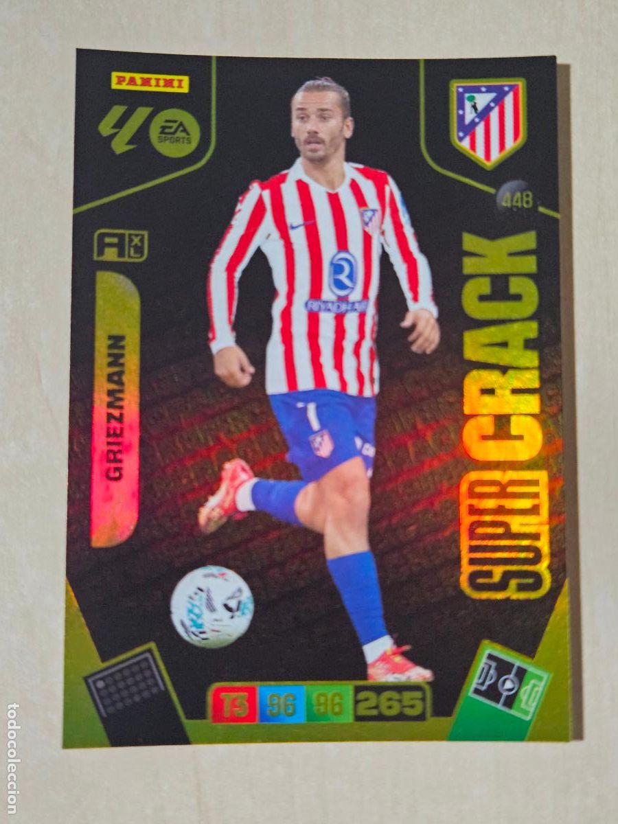 Cromos de f&uacute;tbol: FICHA N&ordm; 448 GRIEZMANN - ADRENALYN 25 26 - PANINI 2025 - 26 - CROMO - SUPER CRACK