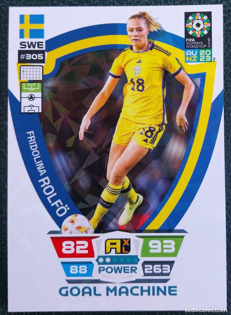 Cromos de Futebol: 305 ROLFO SUECIA GOAL MACHINE FICHAS ALBUM ADRENALYN FEMENINO MUNDIAL WOMEN'S WORLD AU NZ 2023
