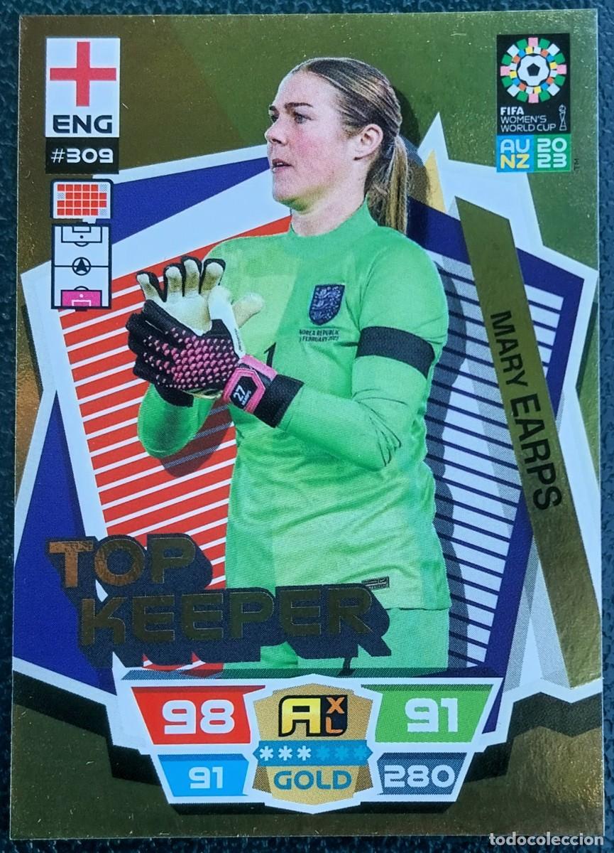 Cromos de Futebol: 309 EARPS INGLATERRA TOP KEEPER FICHAS ALBUM ADRENALYN FEMENINO MUNDIAL WOMEN'S WORLD AU NZ 2023