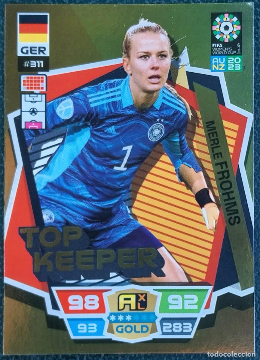 Cromos de f&uacute;tbol: 311 FROHMS ALEMANIA TOP KEEPER FICHAS ALBUM ADRENALYN FEMENINO MUNDIAL WOMEN'S WORLD AU NZ 2023