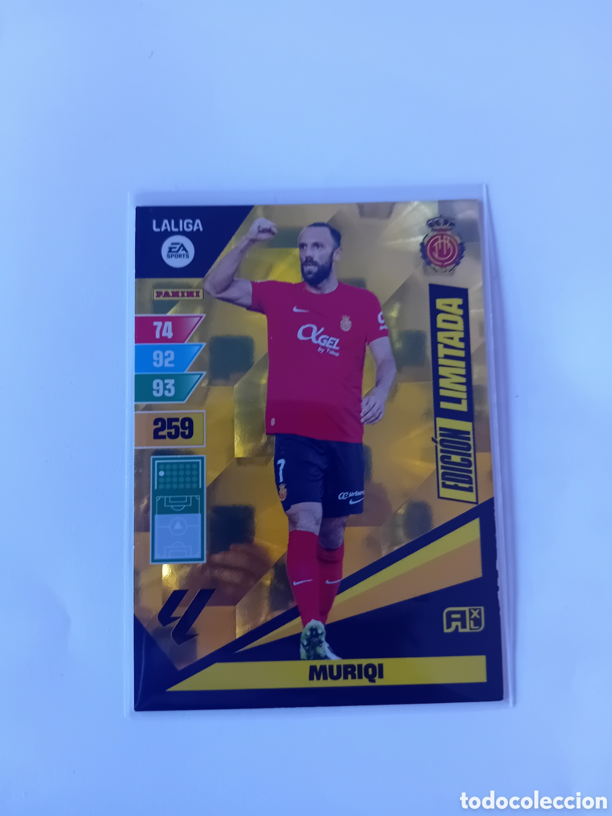 Figurine di Calcio: Muriqi Edici&oacute;n limitada Mallorca 23 24 2023 2024 Adrenalyn XL Panini