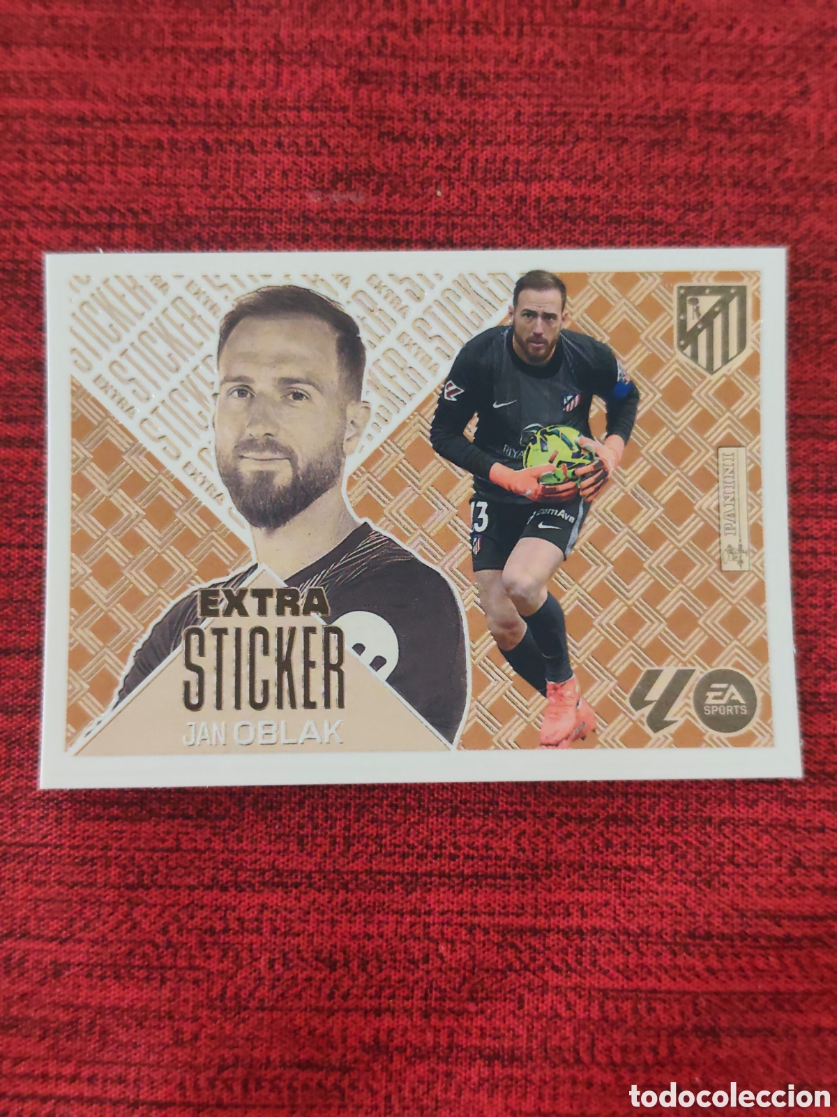 Cromos de f&uacute;tbol: EXTRA STICKER BRONCE OBLAK ATL&Eacute;TICO MADRID EDICIONES ESTE 2026 2027