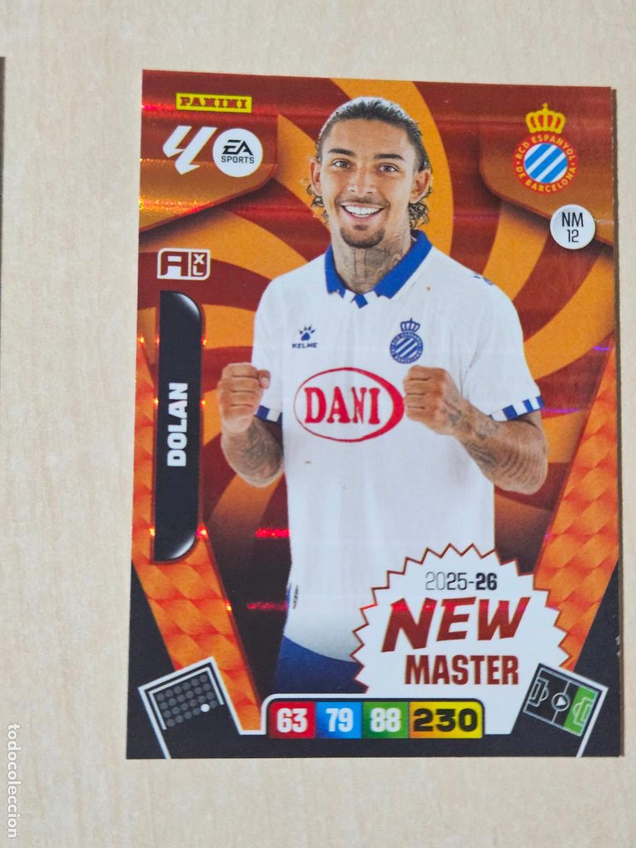 Cromos de f&uacute;tbol: FICHA N&ordm; 12 DOLAN - ADRENALYN 25 26 - PANINI 2025 - 26 - CROMO - NEW MASTER