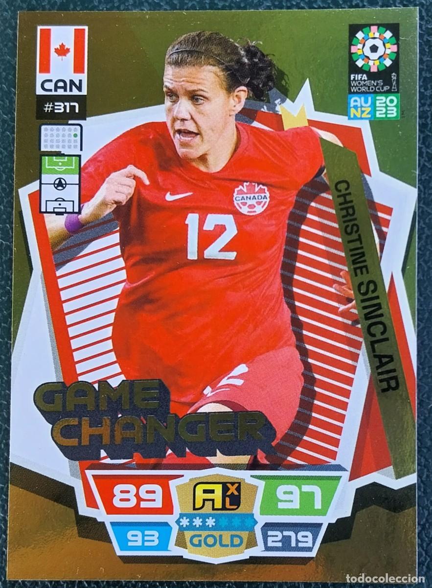 Cromos de f&uacute;tbol: 317 SINCLAIR CANADA GAME CHANGER FICHAS ALBUM ADRENALYN FEMENINO MUNDIAL WOMEN'S WORLD AU NZ 2023