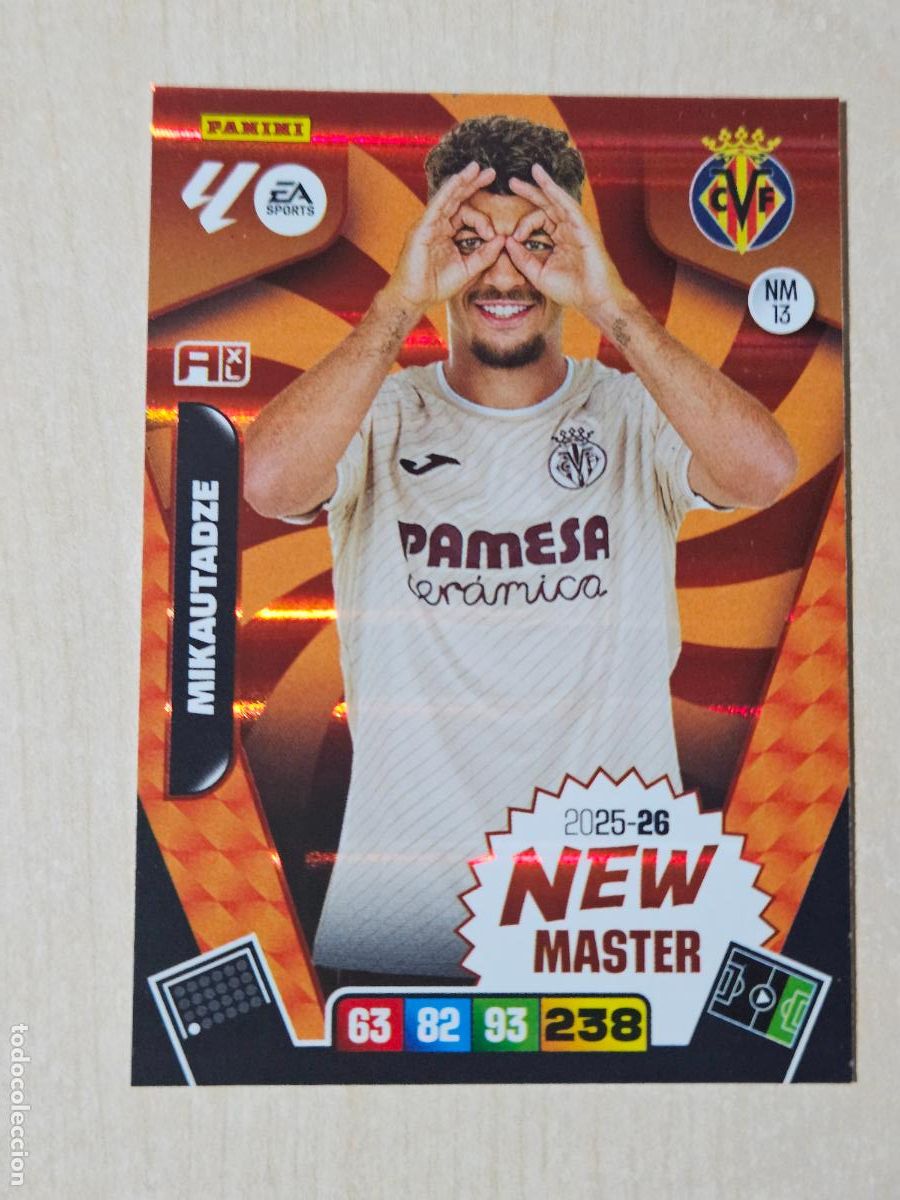 Cromos de f&uacute;tbol: FICHA N&ordm; 13 MIKAUTADZE - ADRENALYN 25 26 - PANINI 2025 - 26 - CROMO - NEW MASTER