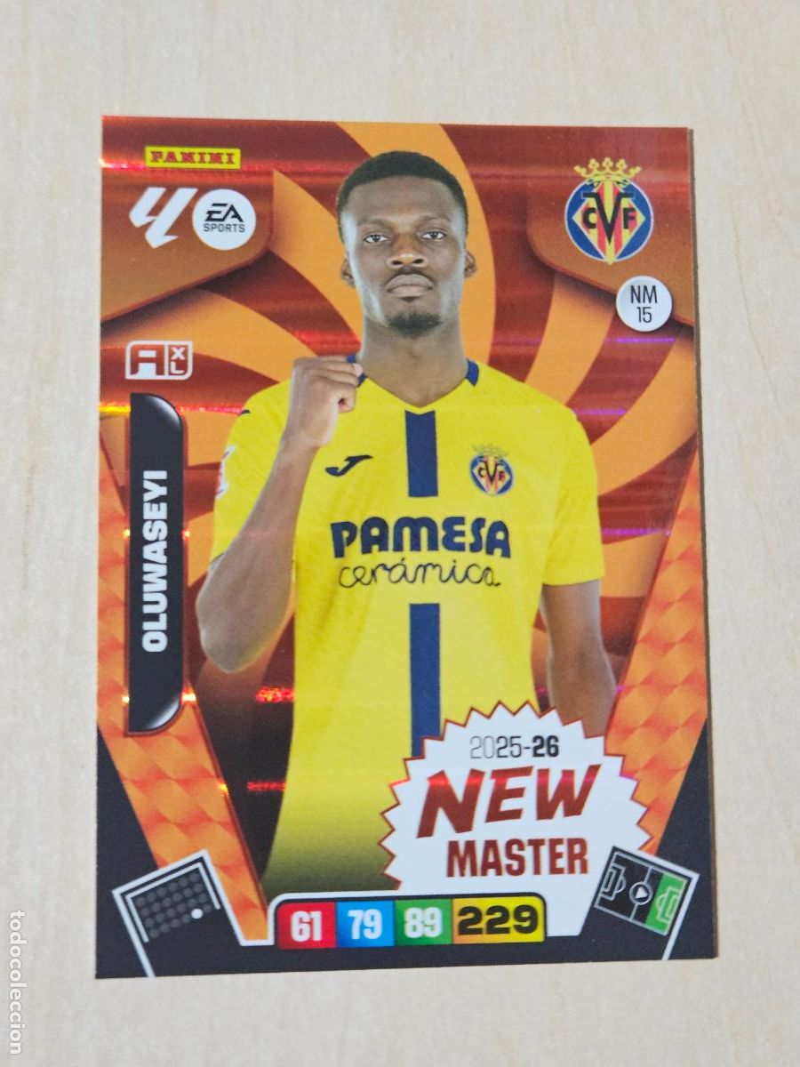 Cromos de f&uacute;tbol: FICHA N&ordm; 15 OLUWASEYI - ADRENALYN 25 26 - PANINI 2025 - 26 - CROMO - NEW MASTER