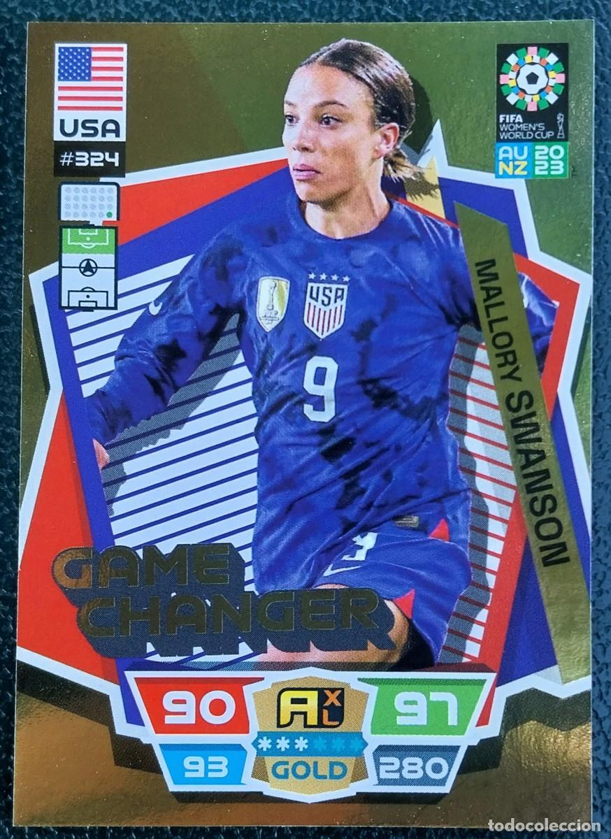 Cromos de f&uacute;tbol: 324 SWANSON USA GAME CHANGER FICHAS ALBUM ADRENALYN FEMENINO MUNDIAL WOMEN'S WORLD AU NZ 2023