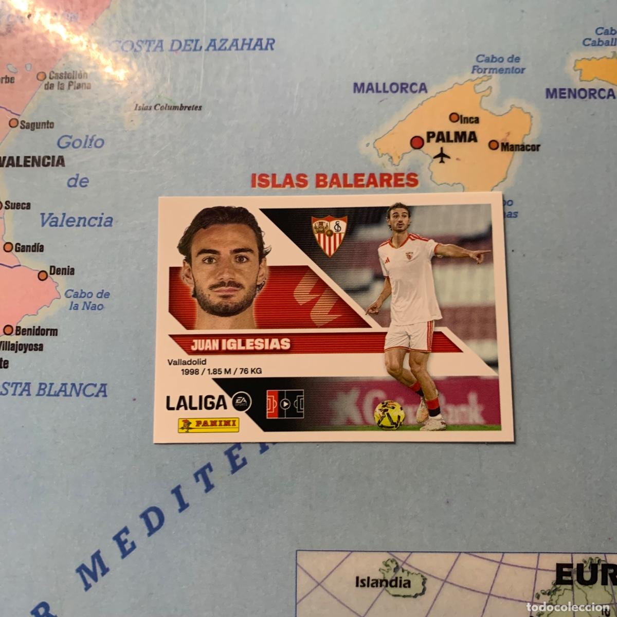 Cromos de f&uacute;tbol: Iglesias Coloca n&uacute;mero 6 Bis Del Sevilla cromo de la liga este 26-27 2026-2027