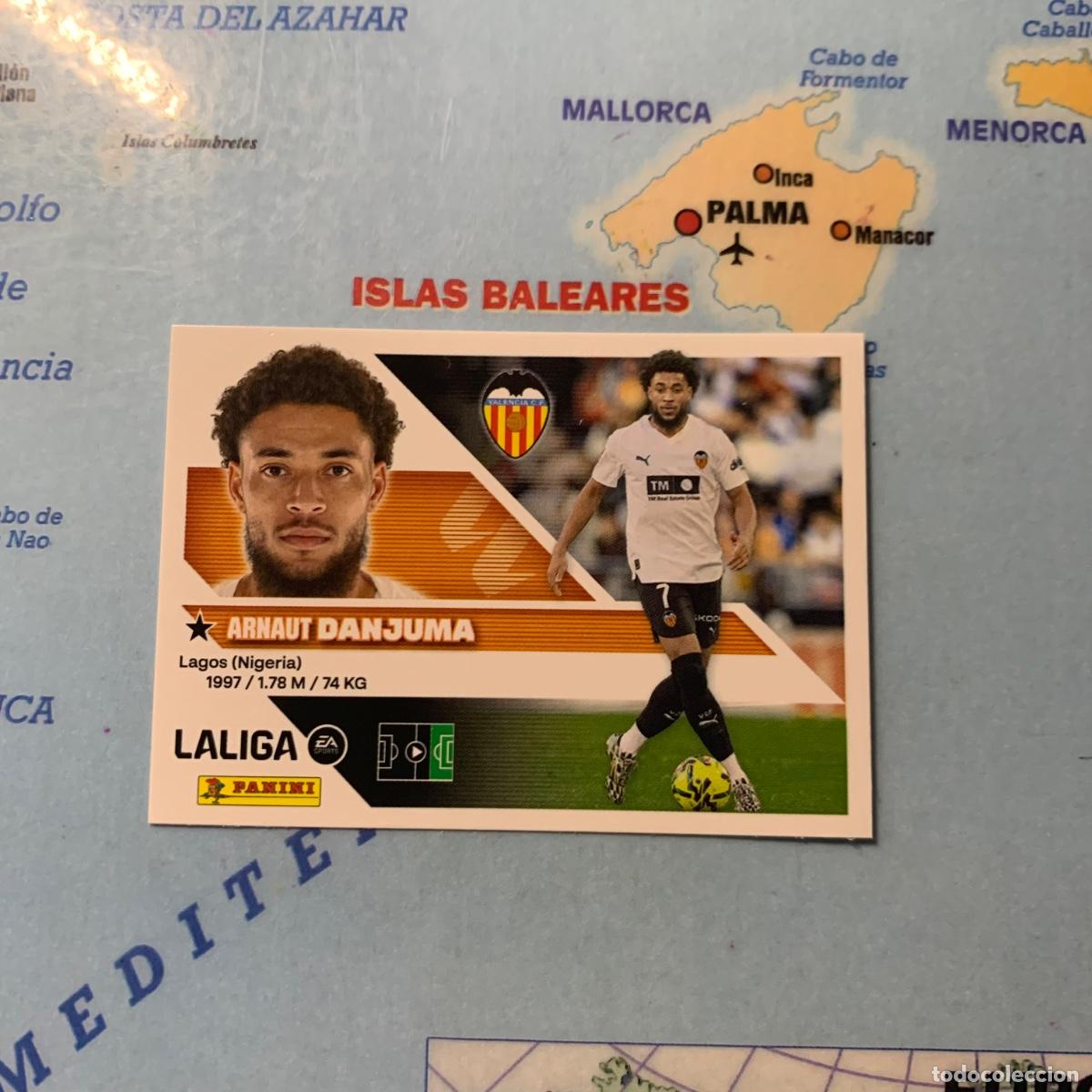 Cromos de f&uacute;tbol: Danjuma Coloca n&uacute;mero 19 Bis Del Valencia cromo de la liga este 26-27 2026-2027