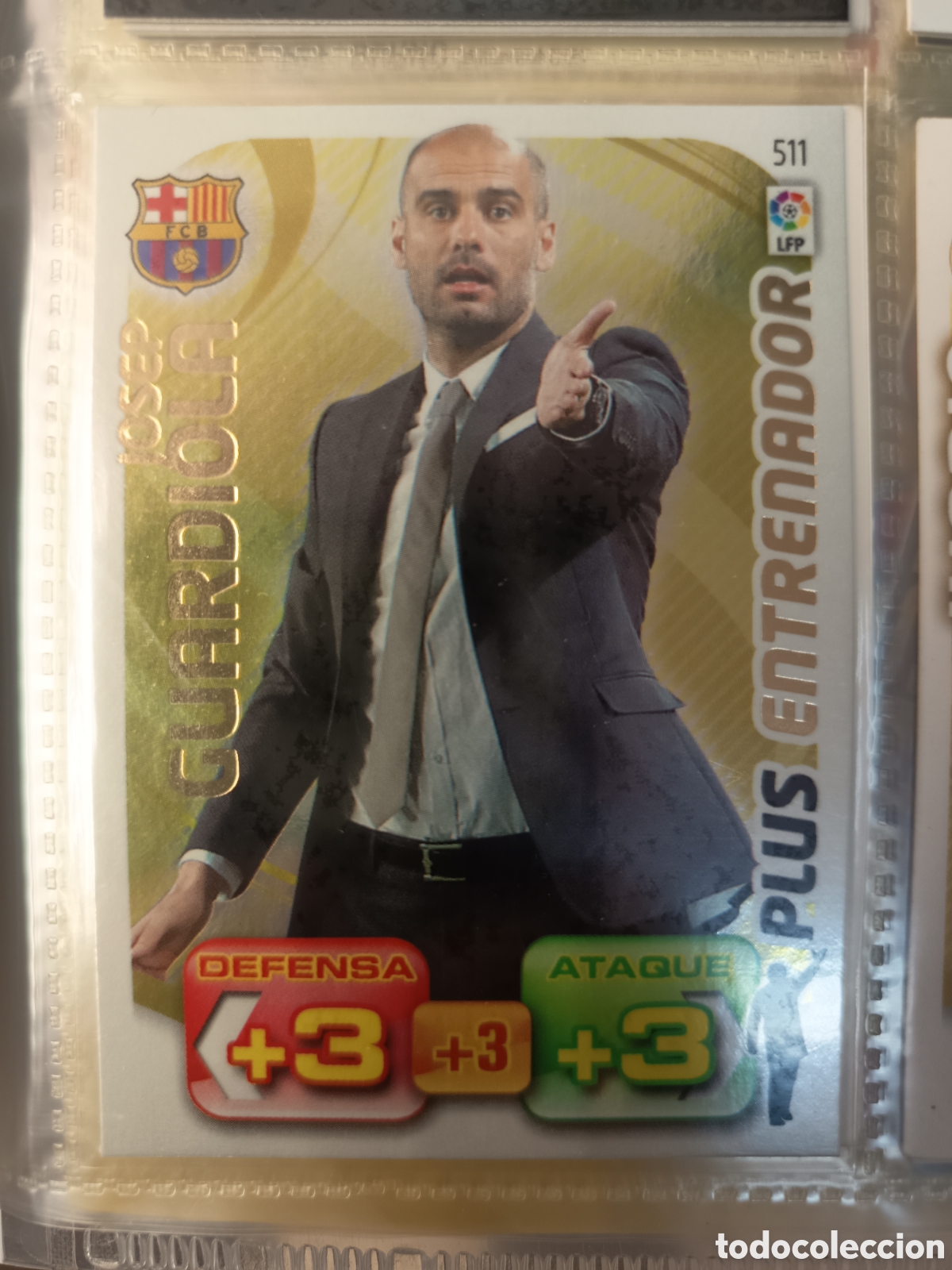 Cromos de f&uacute;tbol: 511 GUARDIOLA PLUS ENTRENADOR ADRENALYN 2011 2012 XL LIGA