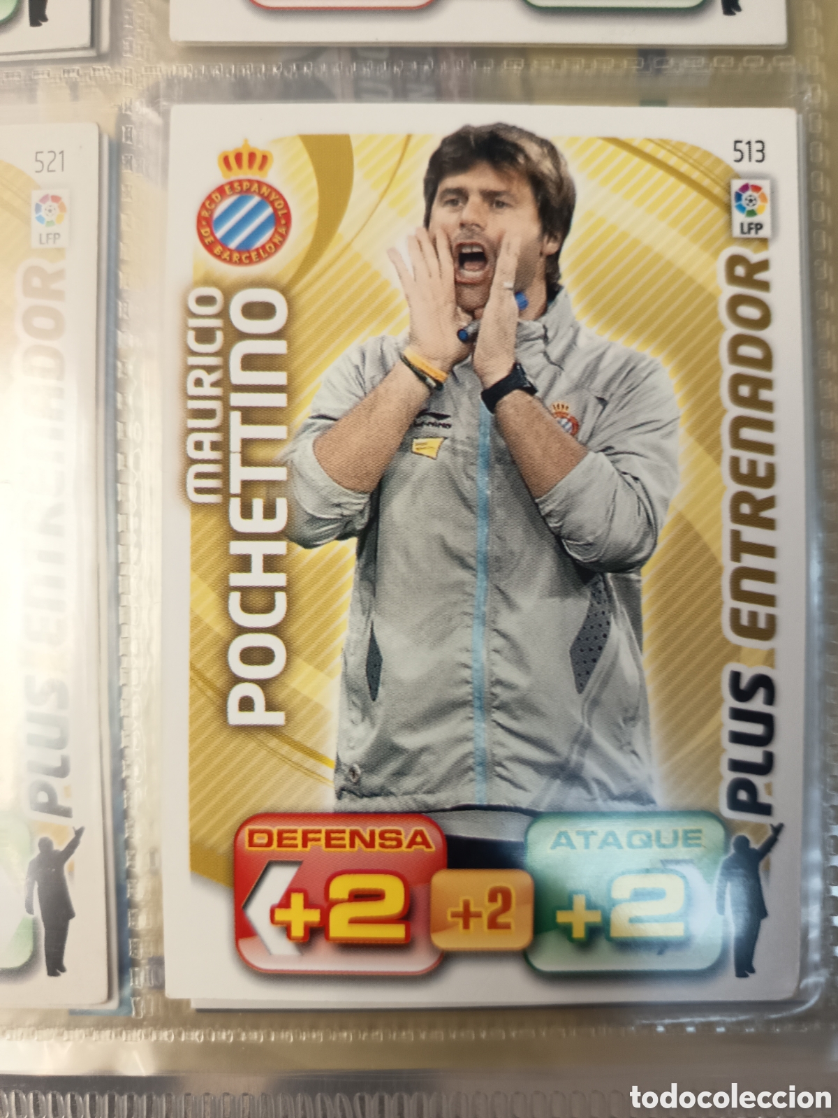 Cromos de f&uacute;tbol: 513 POCHETTINO PLUS ENTRENADOR ADRENALYN 2011 2012 XL LIGA