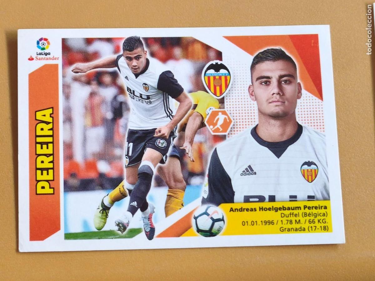 Cromos de f&uacute;tbol: pereira, liga 2017 18 coloca
