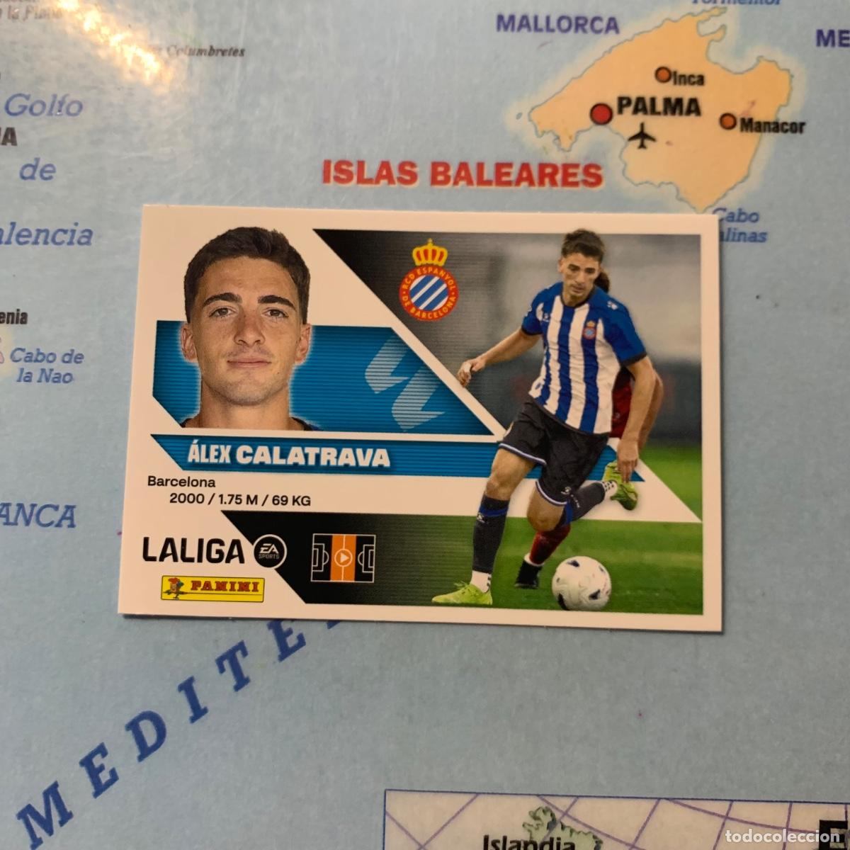 Cromos de f&uacute;tbol: Calatrava &Uacute;ltimo fichaje n&uacute;mero 2 Del Espa&ntilde;ol cromo de la liga este 26-27 2026-2027
