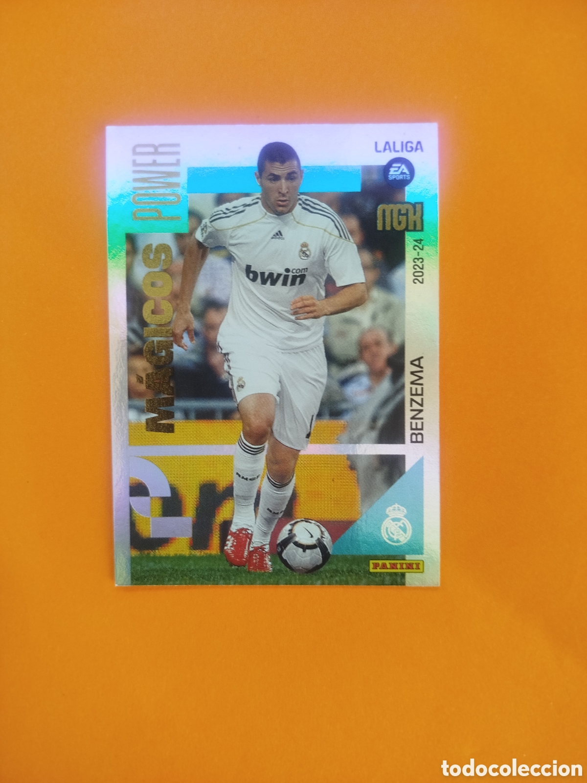 Cromos de Futebol: BENZEMA P433 MAGICOS POWER REAL MADRID MEGACRACKS 23-24