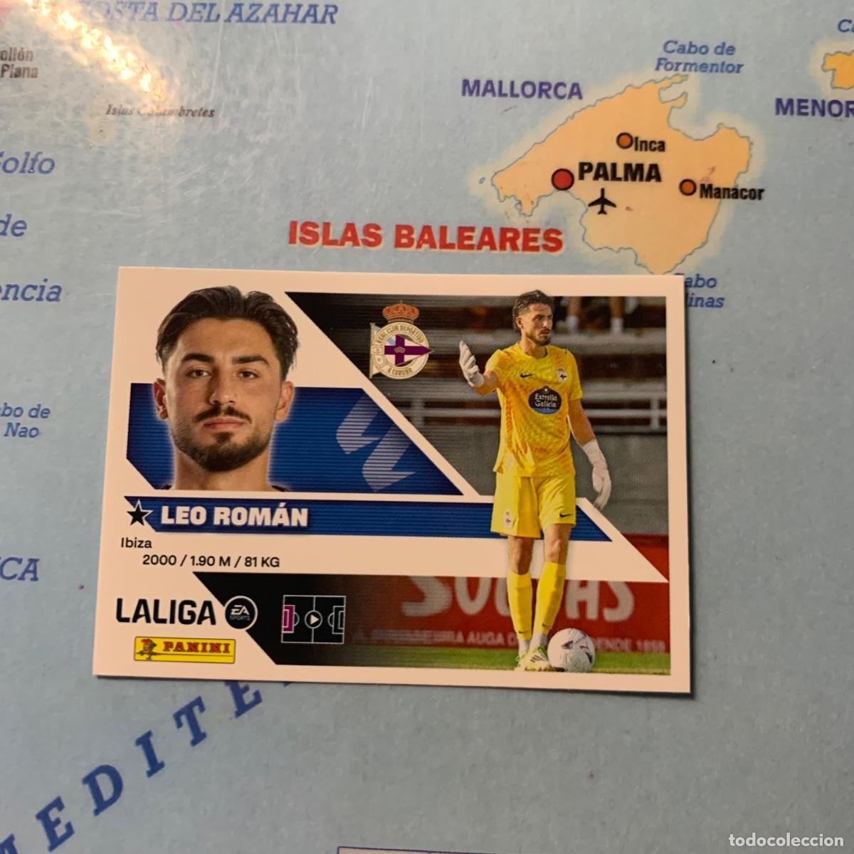 Cromos de f&uacute;tbol: Leo Rom&aacute;n &Uacute;ltimo fichaje n&uacute;mero 8 Del Deportivo de La Coru&ntilde;a cromo de la liga este 26-27 2026-2027