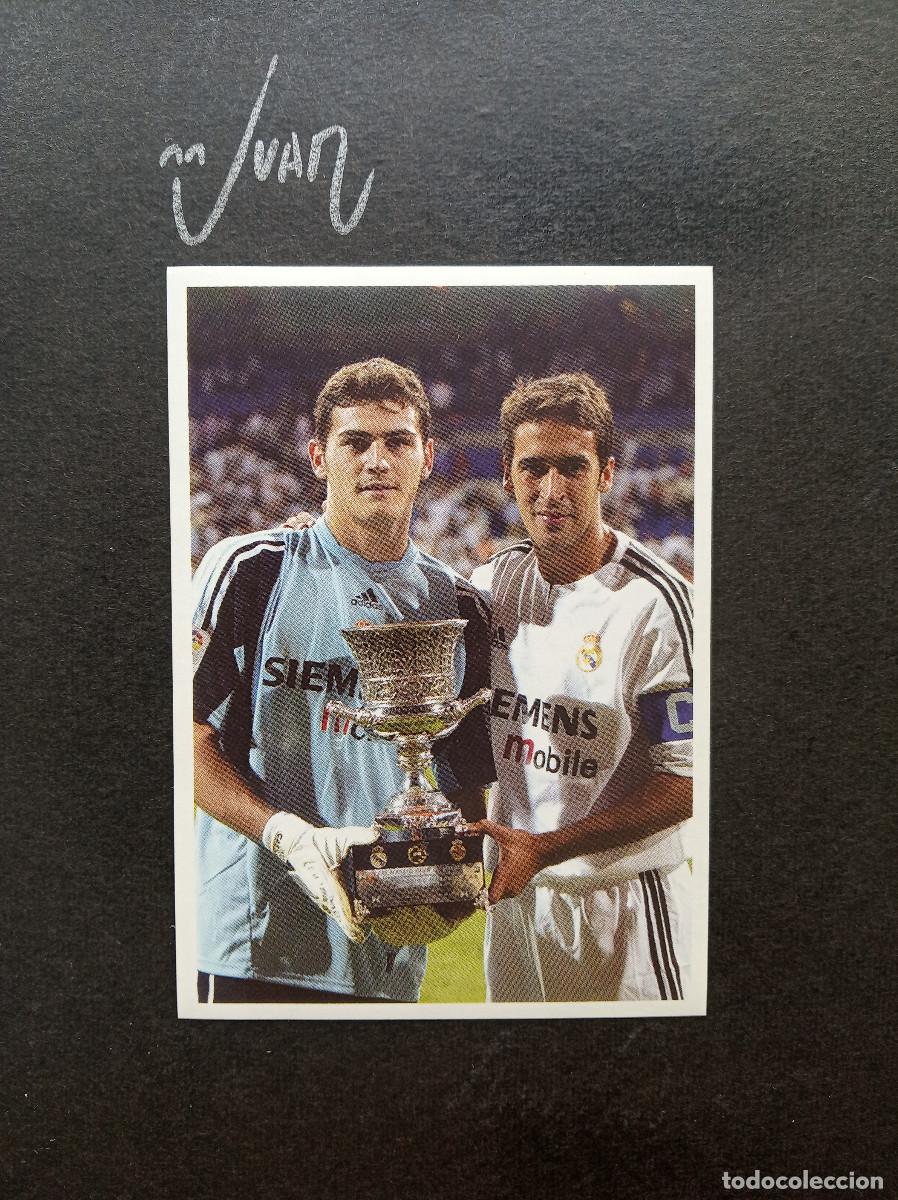 Cromos de f&uacute;tbol: N&ordm; 34 RAUL CASILLAS MEJOR CLUB MUNDO REAL MADRID ESPA&Ntilde;A ⚽ MAGIC BOX INT &reg; 2003 2004 03 04 SIN PEGAR