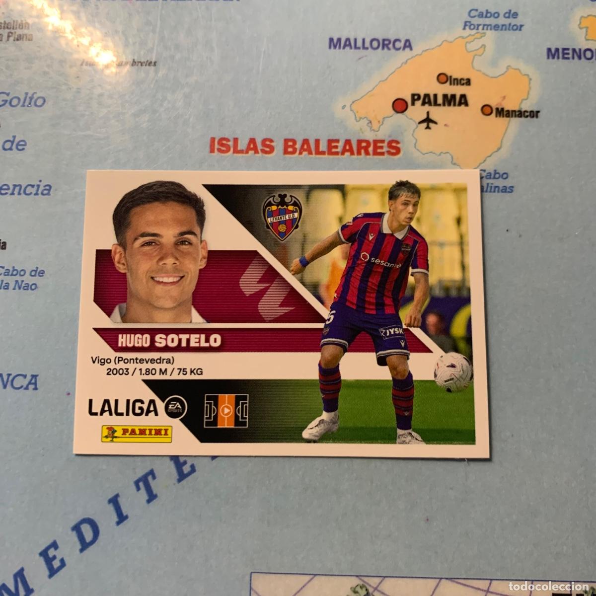Cromos de f&uacute;tbol: Sotelo &Uacute;ltimo fichaje n&uacute;mero 13 Del Levante cromo de la liga este 26-27 2026-2027