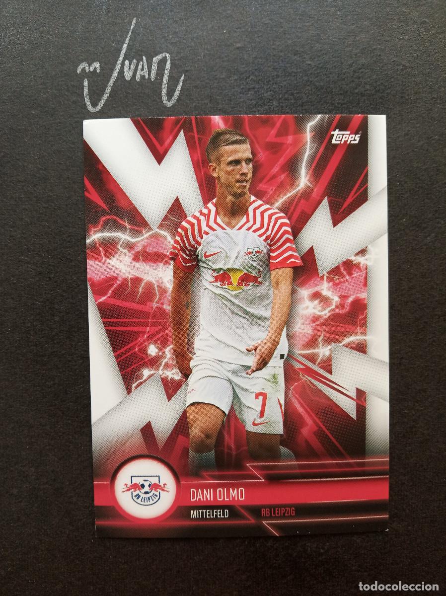 Figurine di Calcio: RBLS 1 SUPER ELECTRIC DANI OLMO ESPA&Ntilde;A BARCELONA 2026 ⚽ TOPPS &reg; RB LEIPZIG FAN SET 2023 2024 23 24