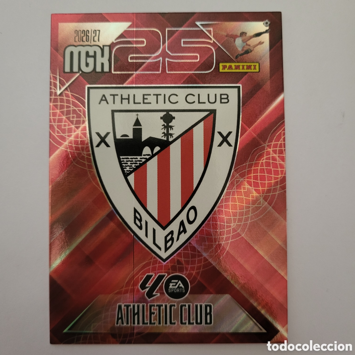 Cromos de f&uacute;tbol: 37 Atletic Club [Escudo] / Megacracks 2026