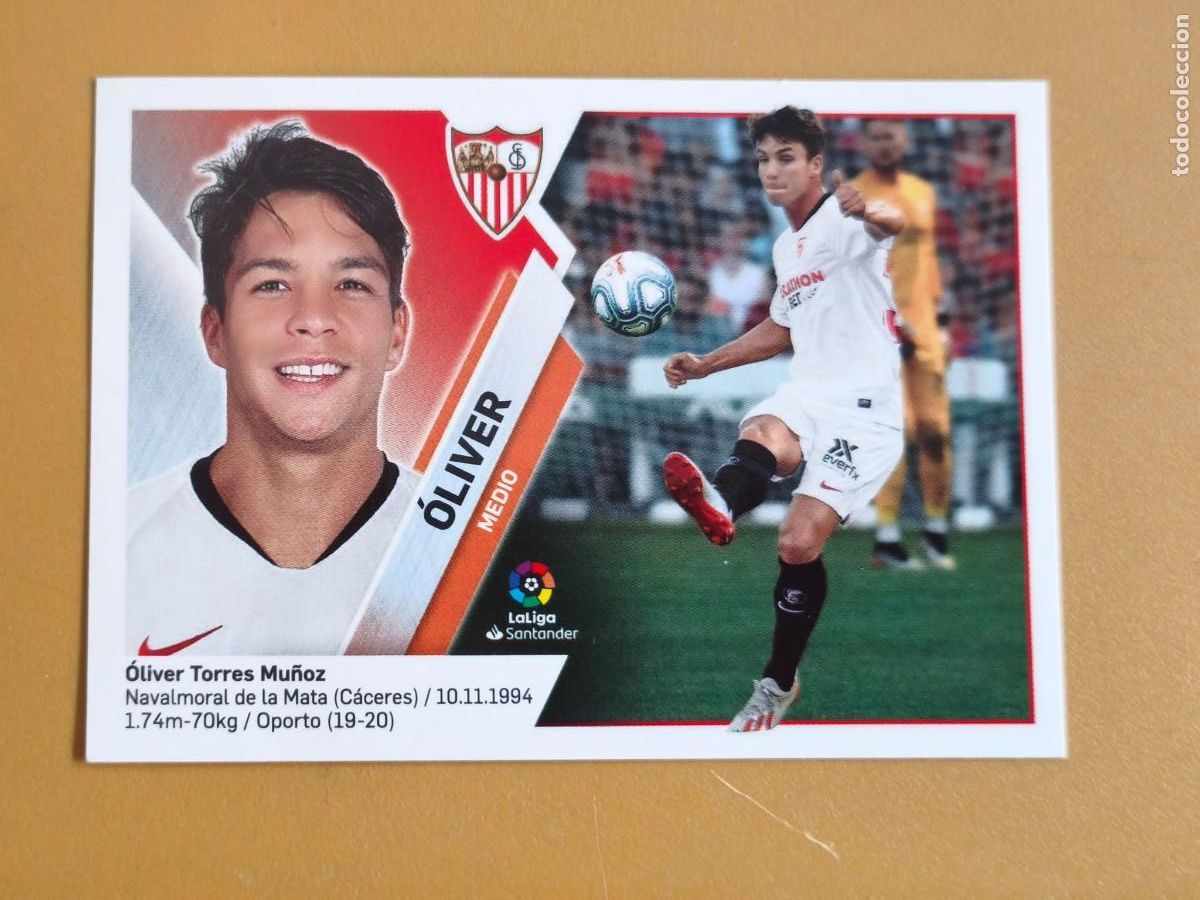 Cromos de f&uacute;tbol: oliver, liga 2019 20 ultimo fichaje